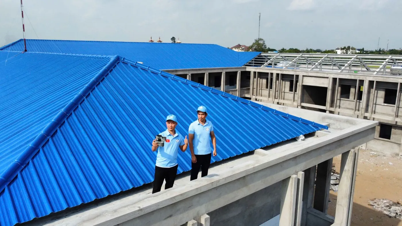 Tôn nhựa PVC/ASA 5 sóng vuông – ảnh 2