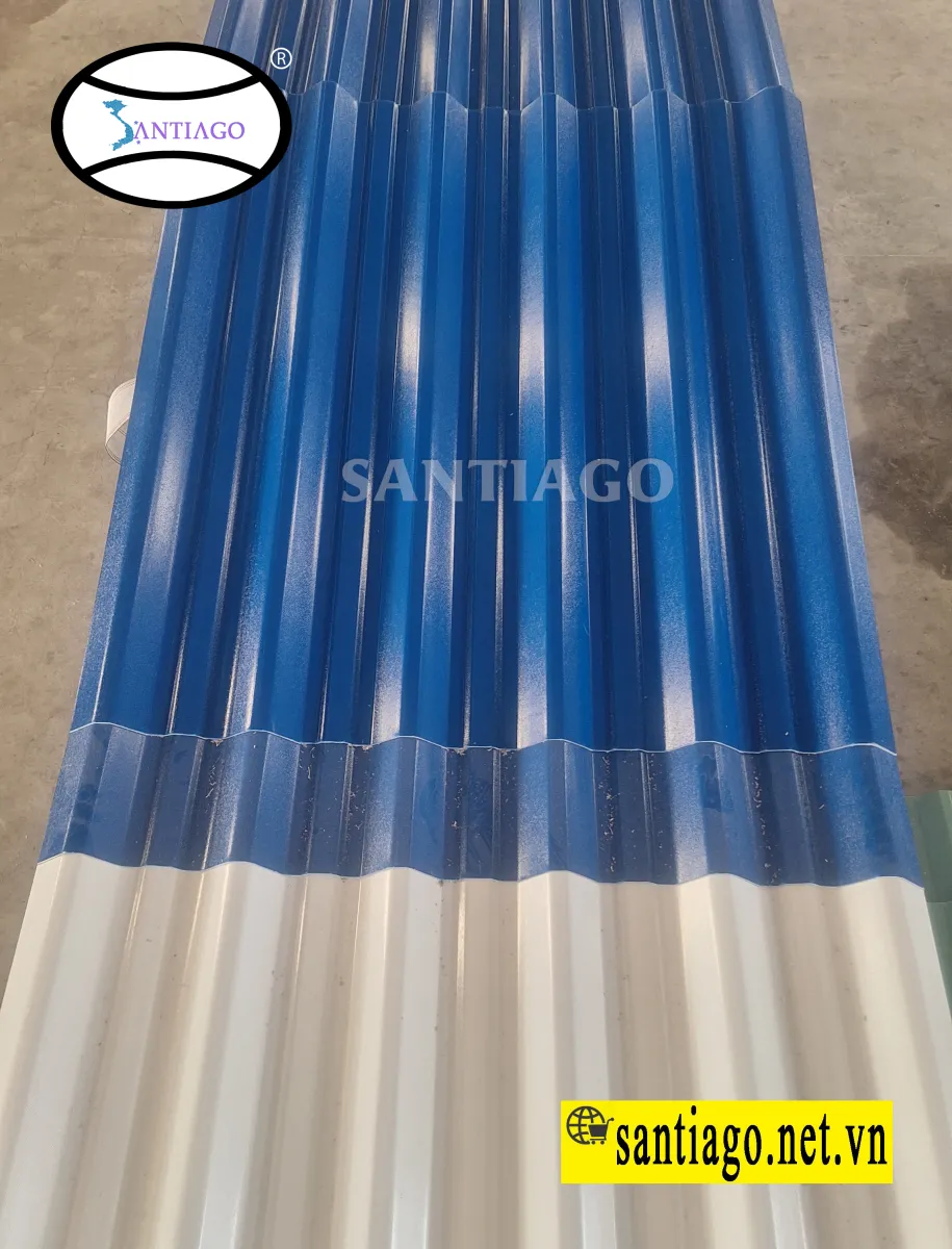 Tôn nhựa PVC/ASA 6 sóng vuông – ảnh 2